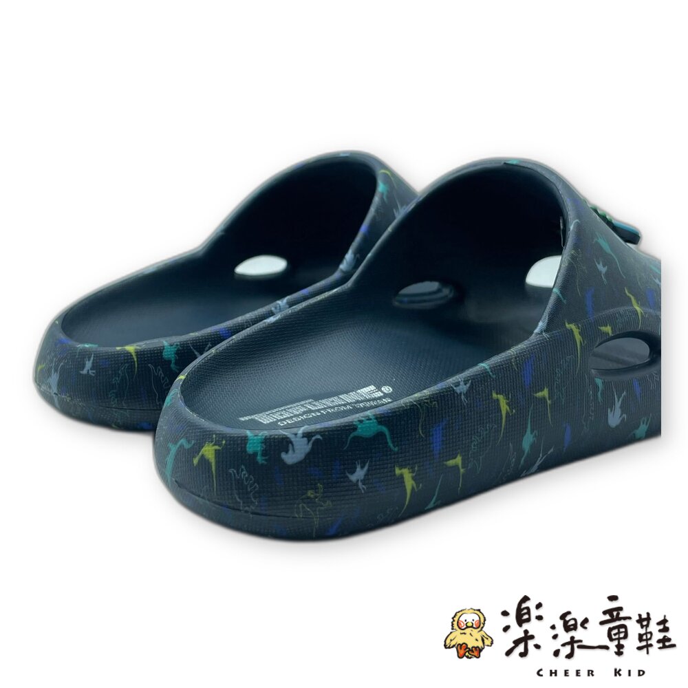 可愛恐龍圖案防滑拖鞋-圖片-5