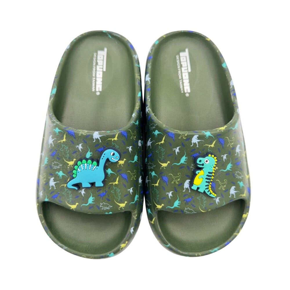 K128-2-可愛男童Q彈減壓拖鞋