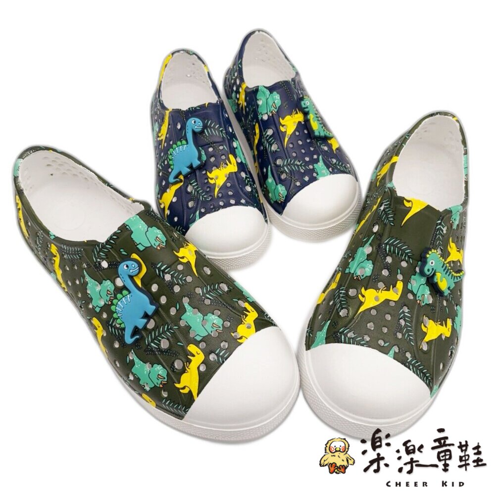 K143-恐龍洞洞鞋-兩色可選