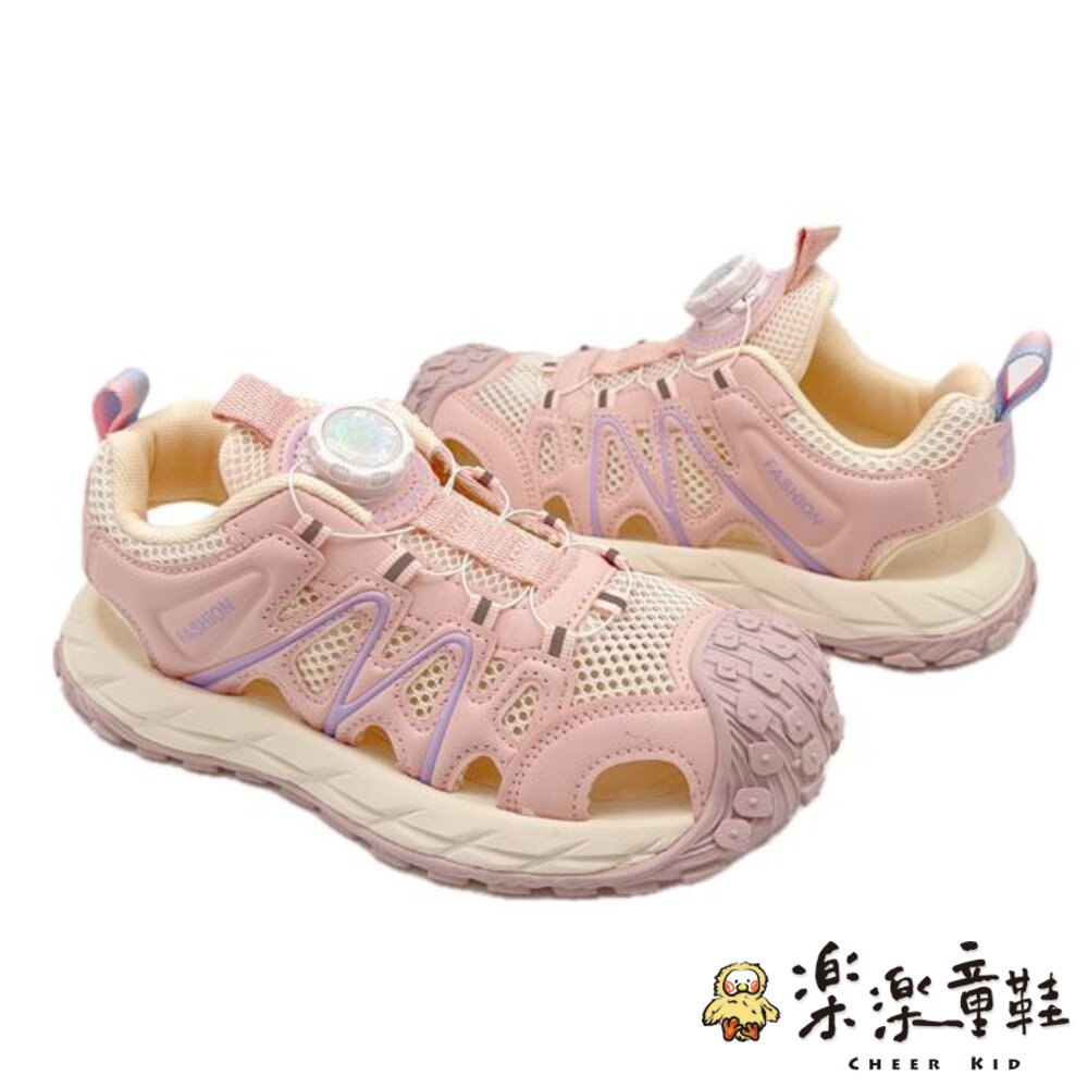 女大童旋轉扣涼鞋-圖片-4