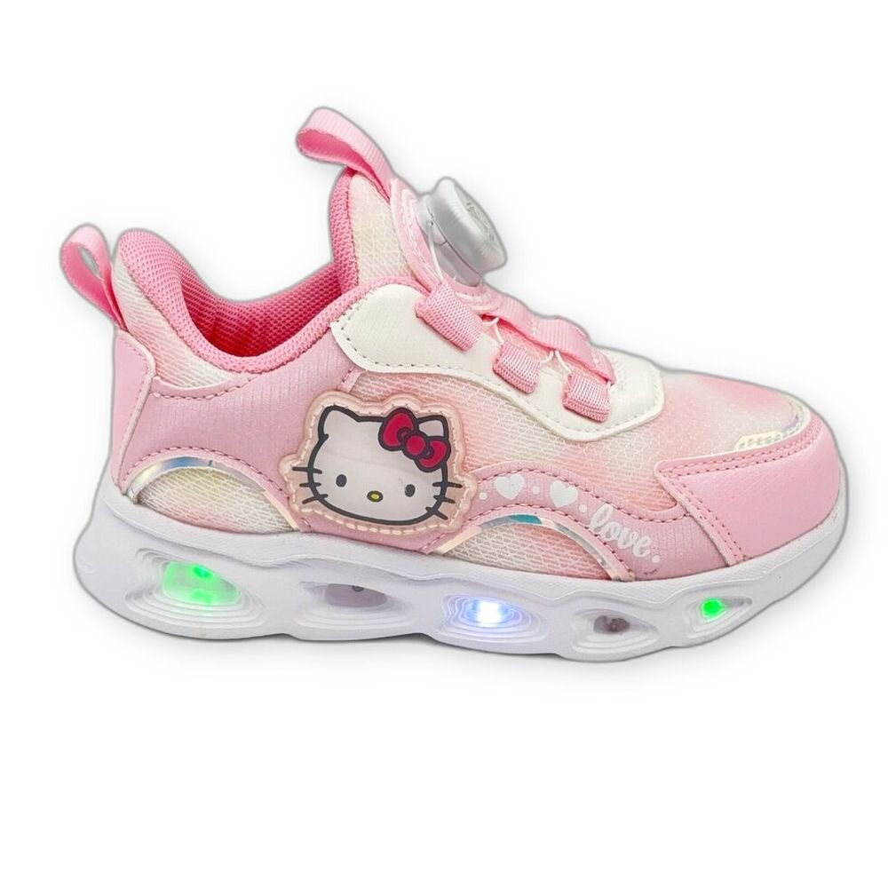 K148-2-【斷碼出清特價不退不換!!】HELLOKITTY電燈鞋