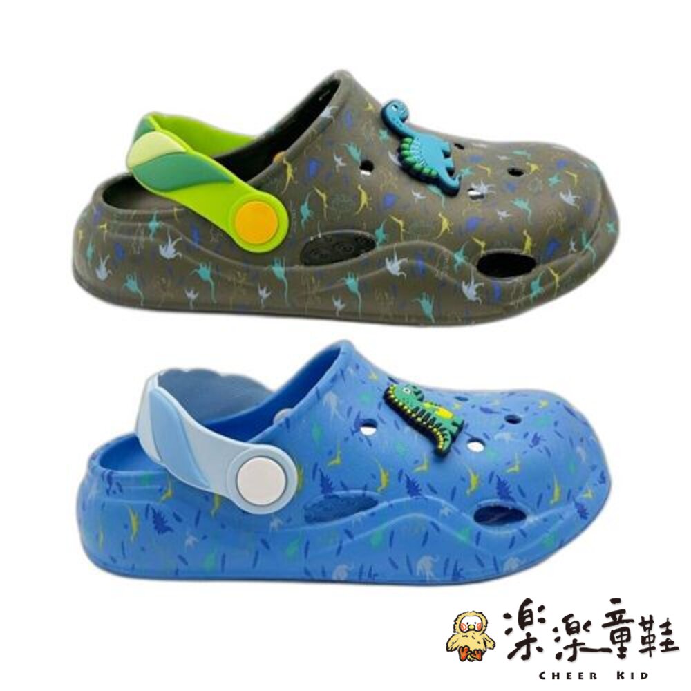 可愛恐龍洞洞鞋-兩色可選-圖片-4
