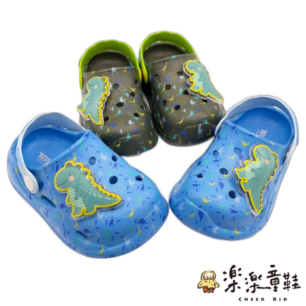 恐龍電燈洞洞鞋 多色可選-圖片-1