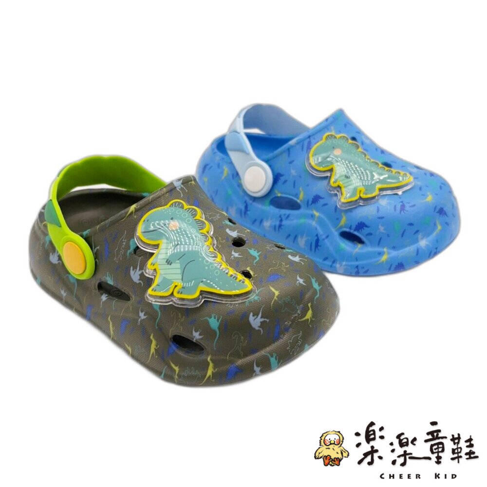 恐龍電燈洞洞鞋 多色可選-圖片-4