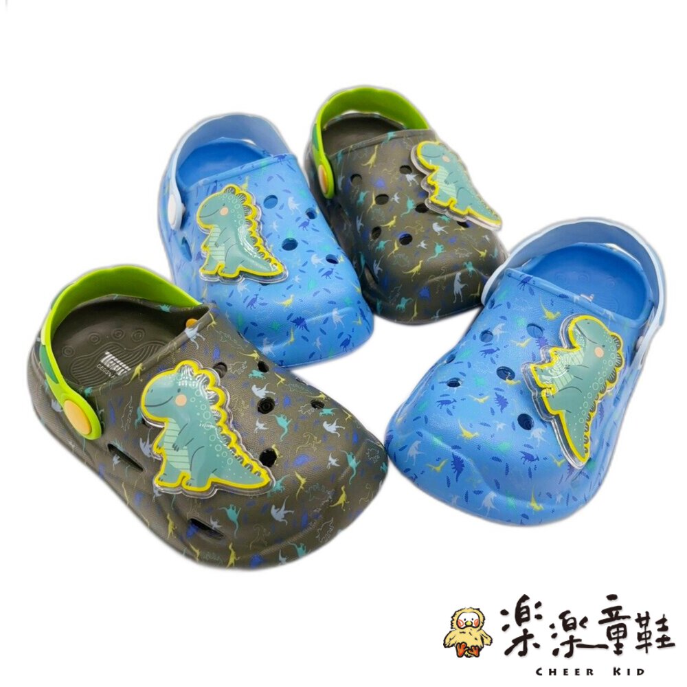 恐龍電燈洞洞鞋 多色可選-圖片-5