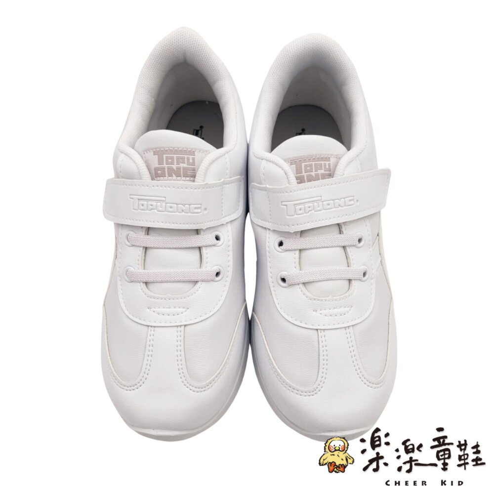 台灣製素面上學純白布鞋-圖片-1