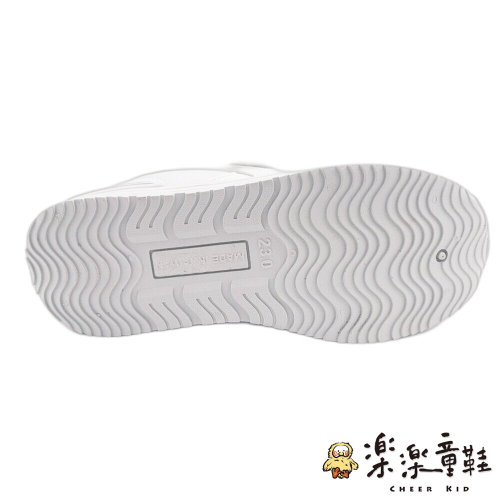 台灣製素面上學純白布鞋-圖片-3