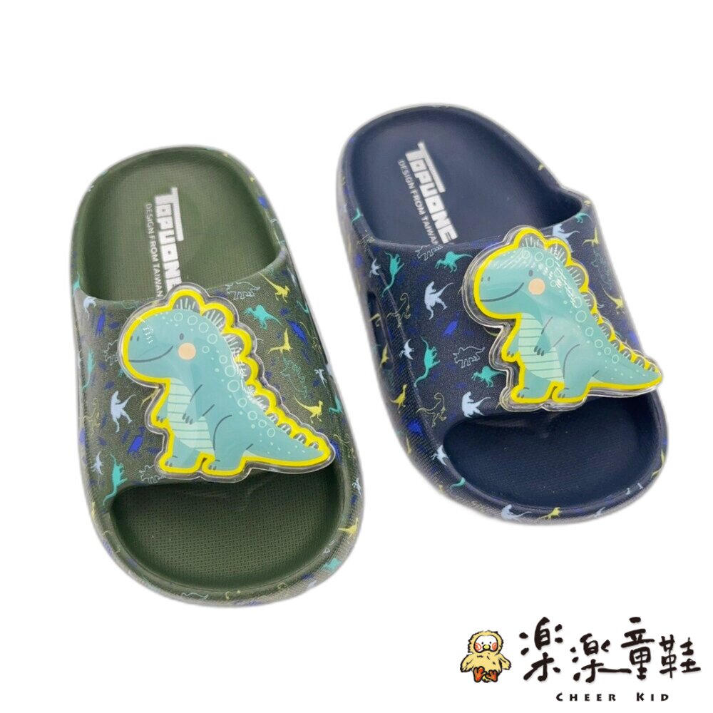 可愛恐龍電燈拖鞋 兩色可選-圖片-4