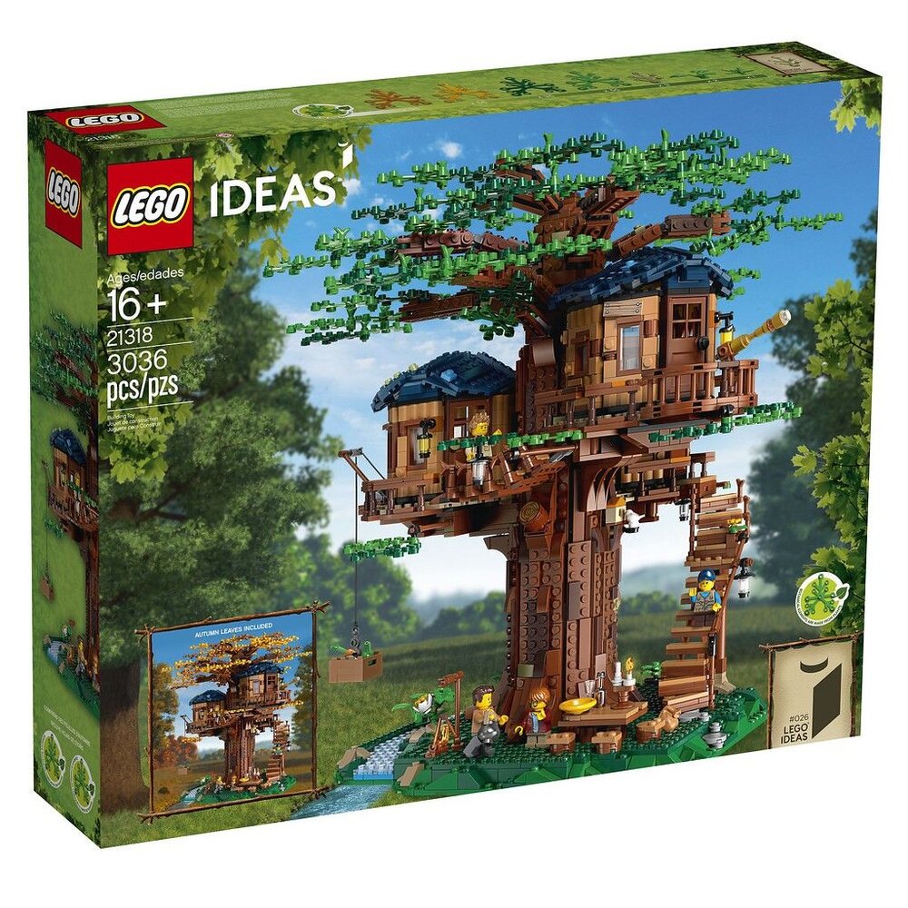 LEGO-21318-D-LEGO 21318 - 樂高 樹屋  IDEAS系列(輕盒損)