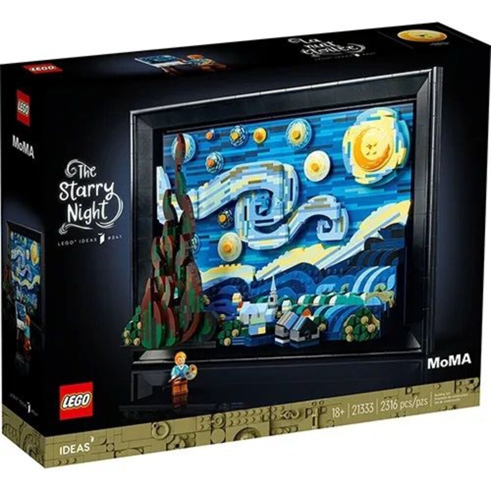 LEGO-21333-LEGO 21333 - 樂高 文森·梵谷 星夜  IDEAS系列 推薦收藏
