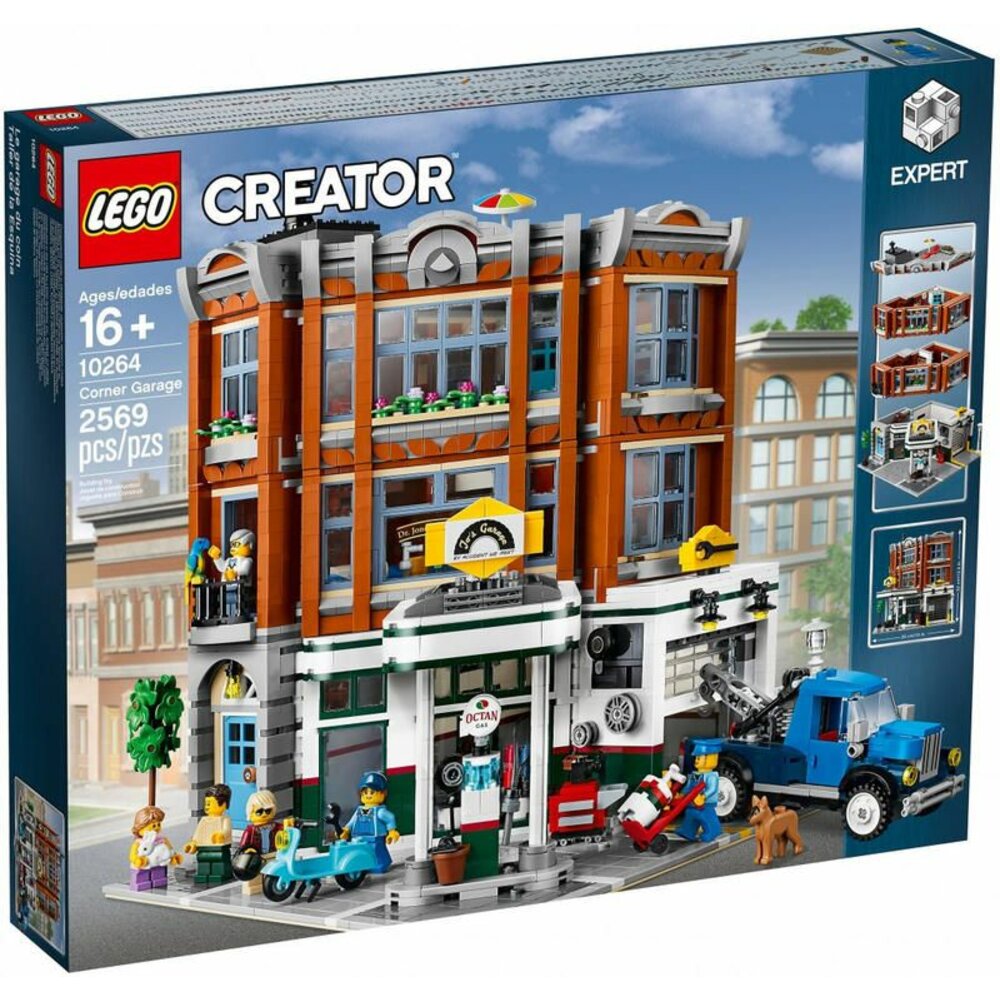 LOGO-10264-D-LEGO 10264 - 樂高 Creator 轉角修車廠街景系列 (輕盒損)