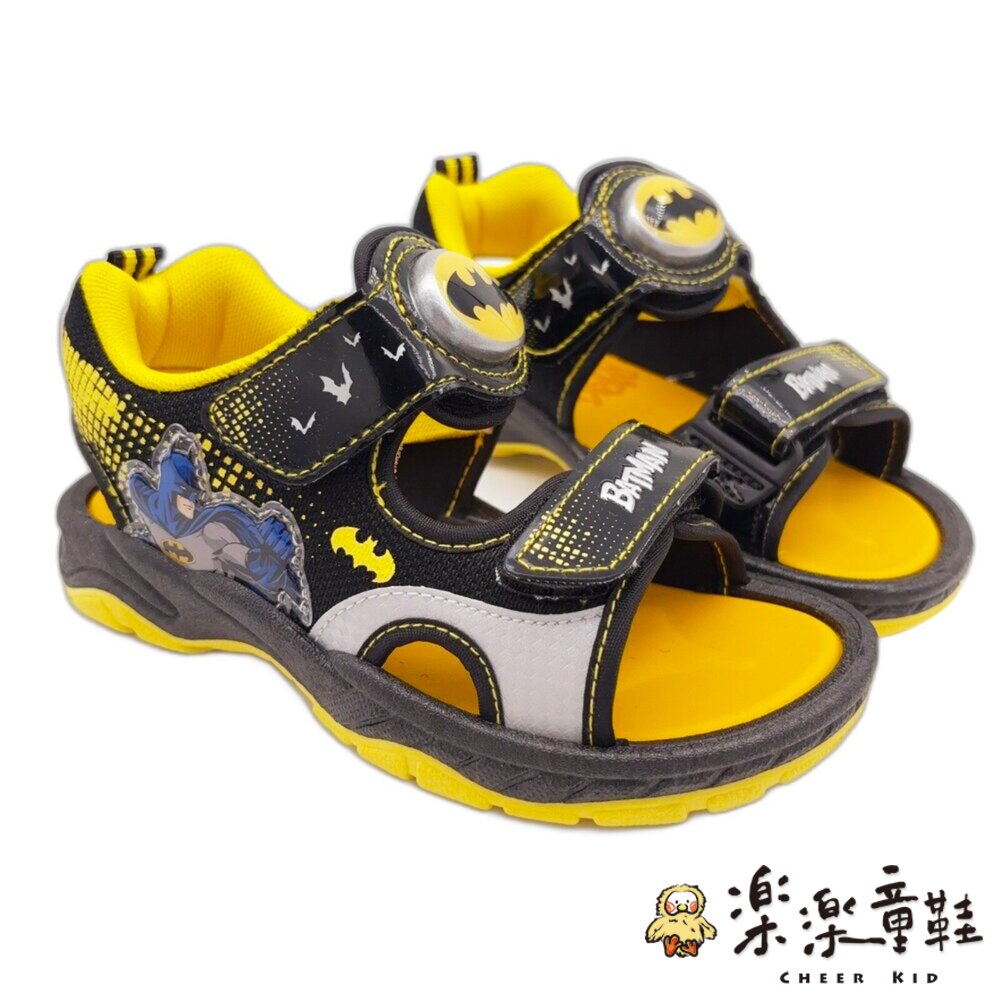 MN113-台灣製蝙蝠俠電燈涼鞋