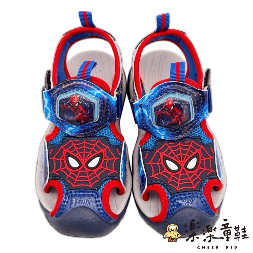 【限量特價!!】蜘蛛人電燈護趾涼鞋-圖片-1