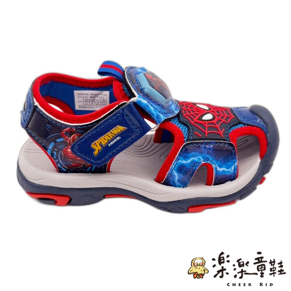【限量特價!!】蜘蛛人電燈護趾涼鞋-圖片-2