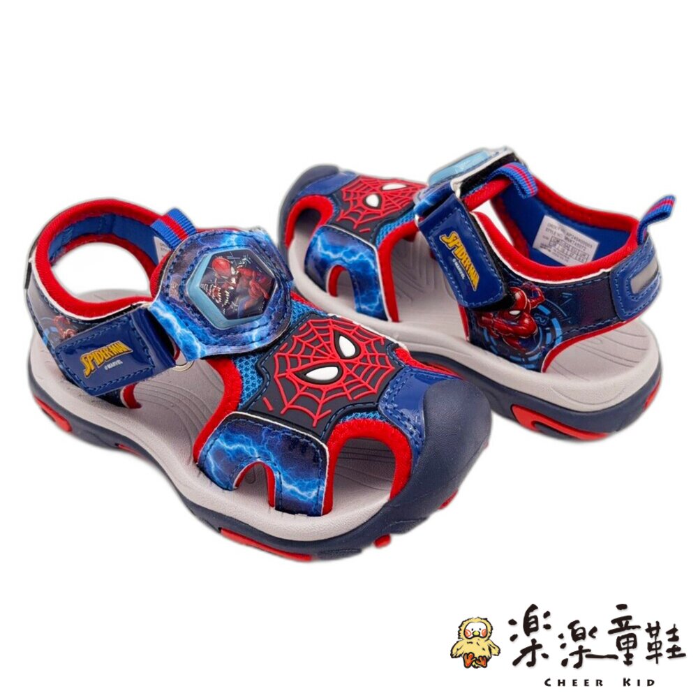 【限量特價!!】蜘蛛人電燈護趾涼鞋-圖片-4