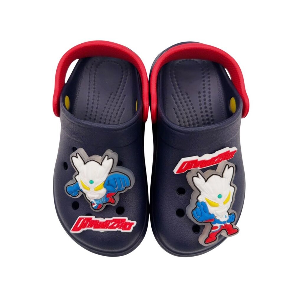 MN191-台灣製超人力霸王電燈洞洞鞋