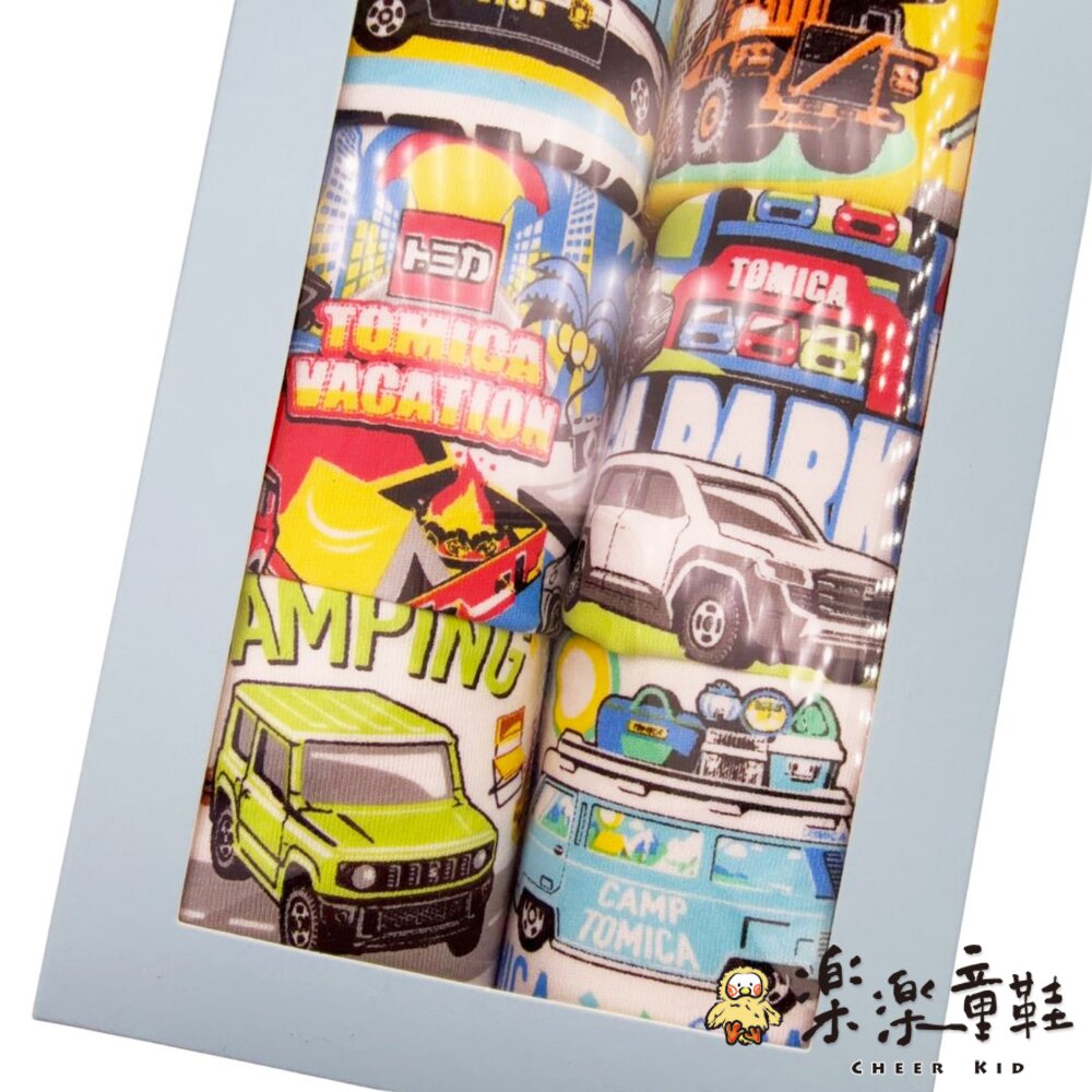 台灣製男童卡通三角內褲-6入組-圖片-1