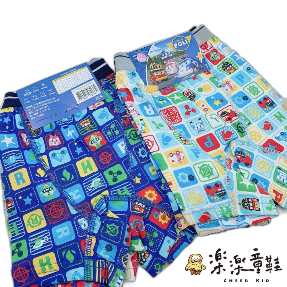 台灣製卡通純棉四角內褲-4入-圖片-1