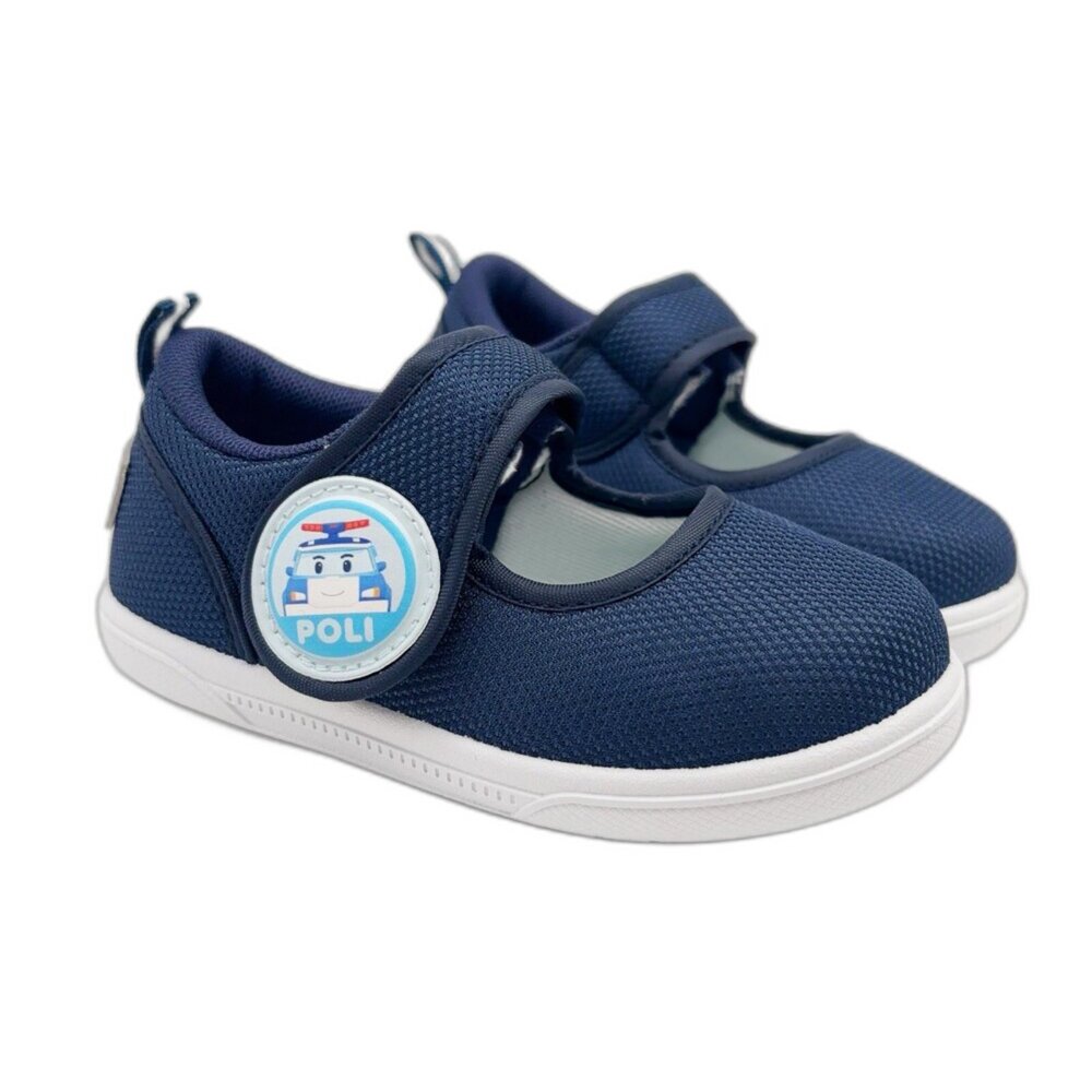 P066-1-台灣製POLI休閒鞋-藍色