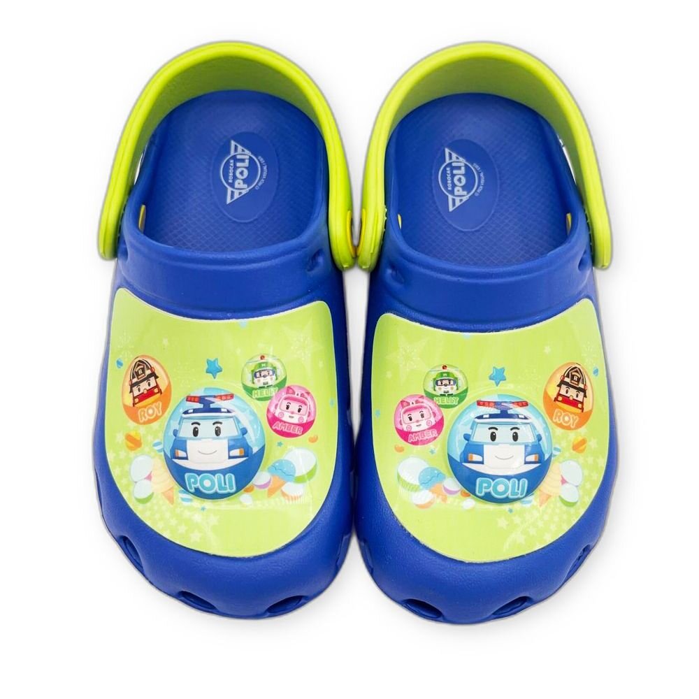 P083-【斷碼出清不退不換】台灣製波力POLI電燈布希鞋