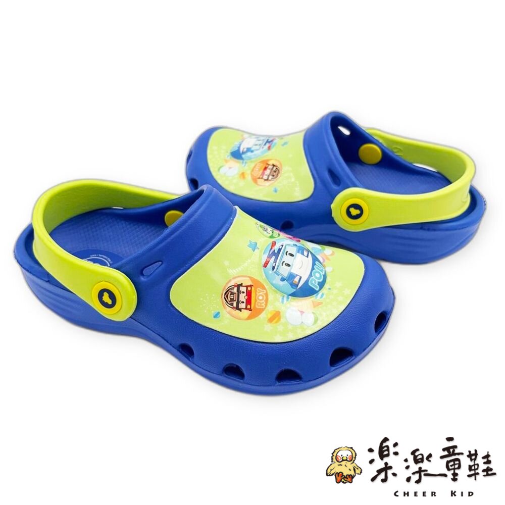 【斷碼出清不退不換】台灣製波力POLI電燈布希鞋-圖片-1