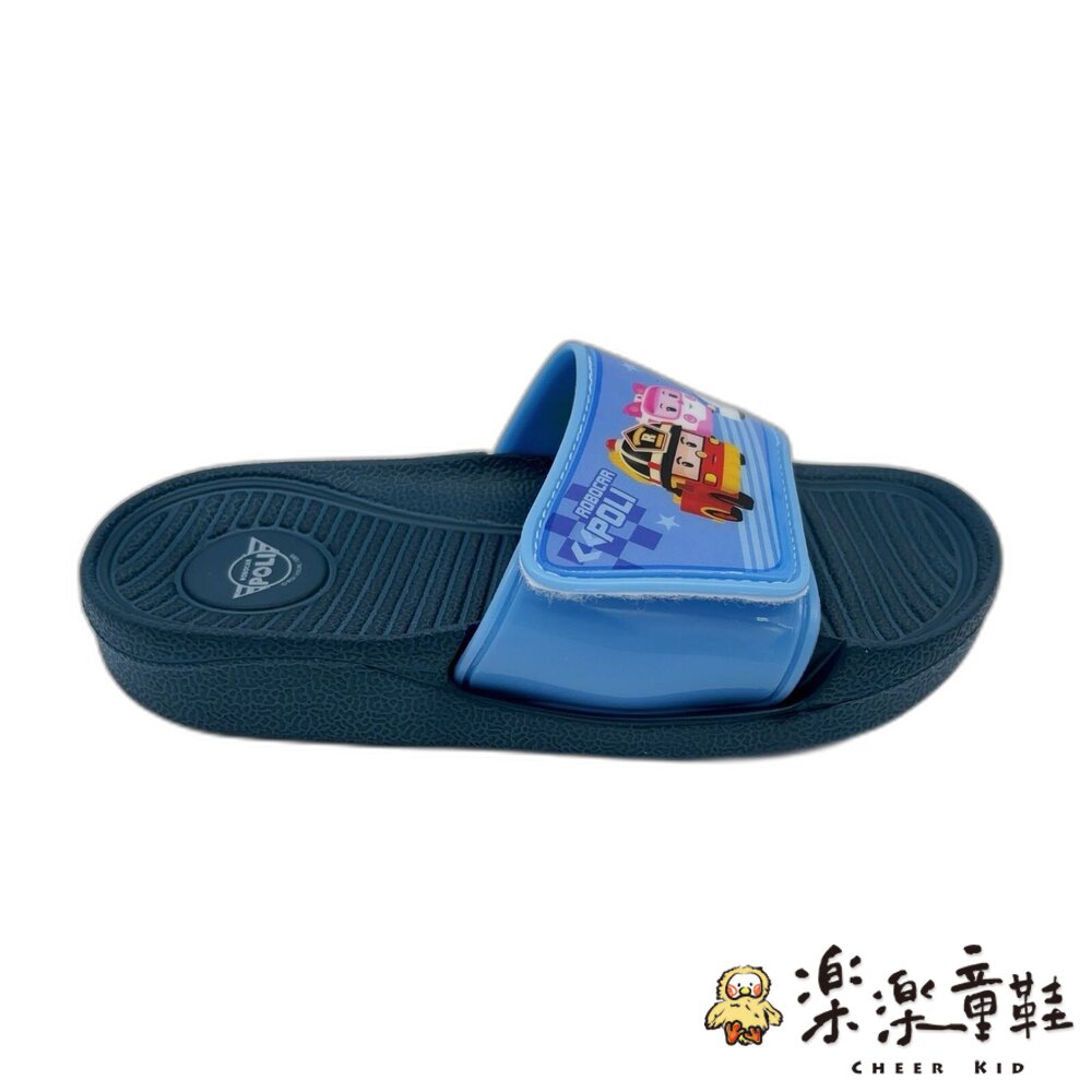 【限量特價!!】台灣製波力POLI拖鞋-藍色-圖片-1