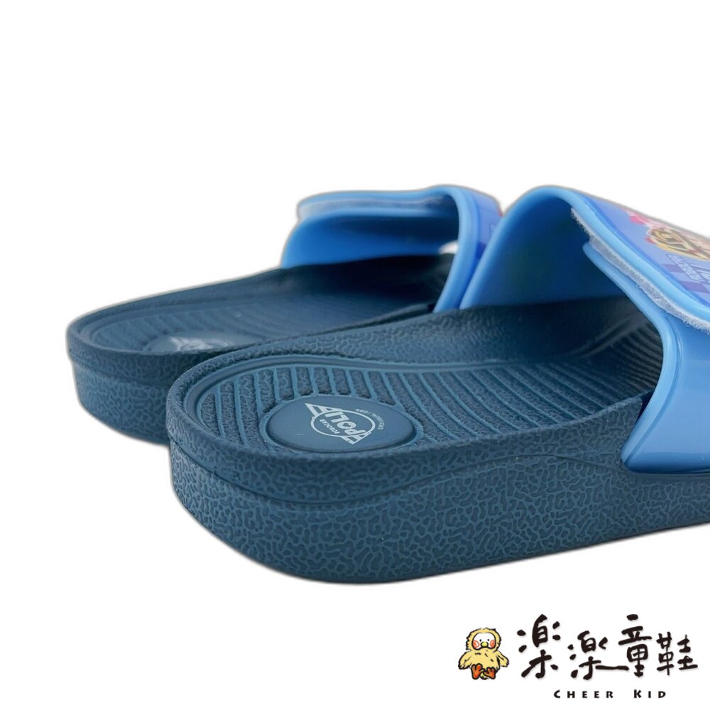 【限量特價!!】台灣製波力POLI拖鞋-藍色-圖片-3