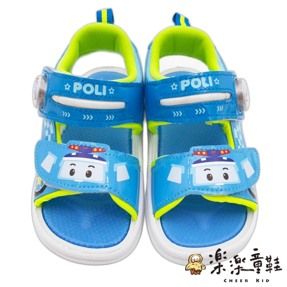 【限量特價!!】台灣製波力救援小隊電燈涼鞋-波力款-圖片-1