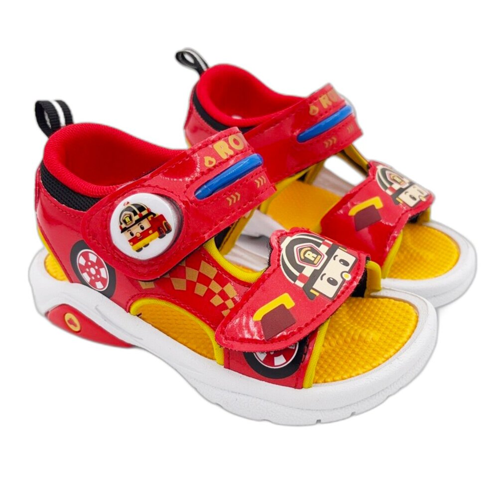 P103-2-台灣製波力救援小隊電燈涼鞋-羅尹 另有兩色可選