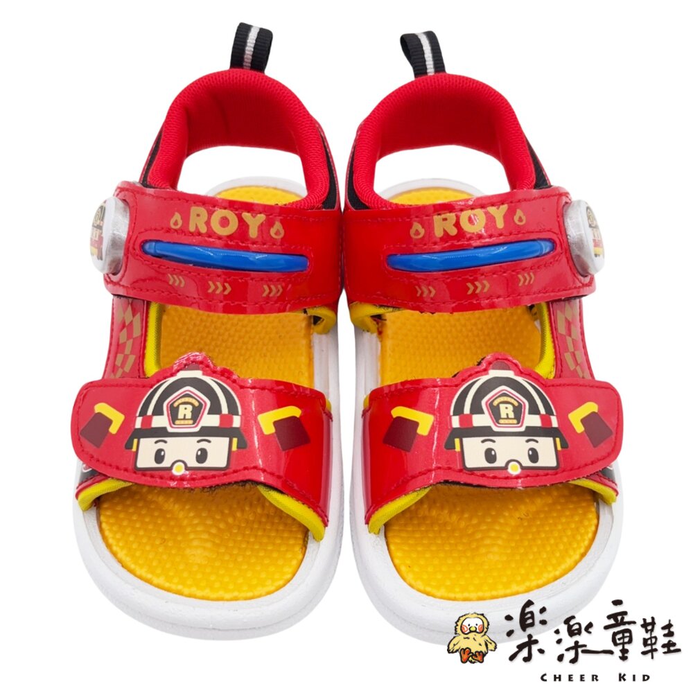台灣製波力救援小隊電燈涼鞋-羅尹 另有兩色可選-圖片-1
