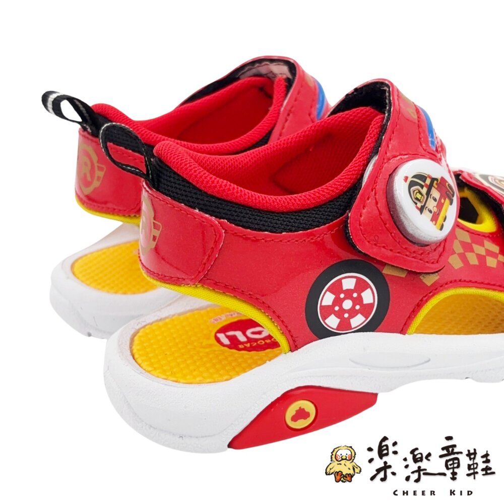 台灣製波力救援小隊電燈涼鞋-羅尹 另有兩色可選-圖片-5