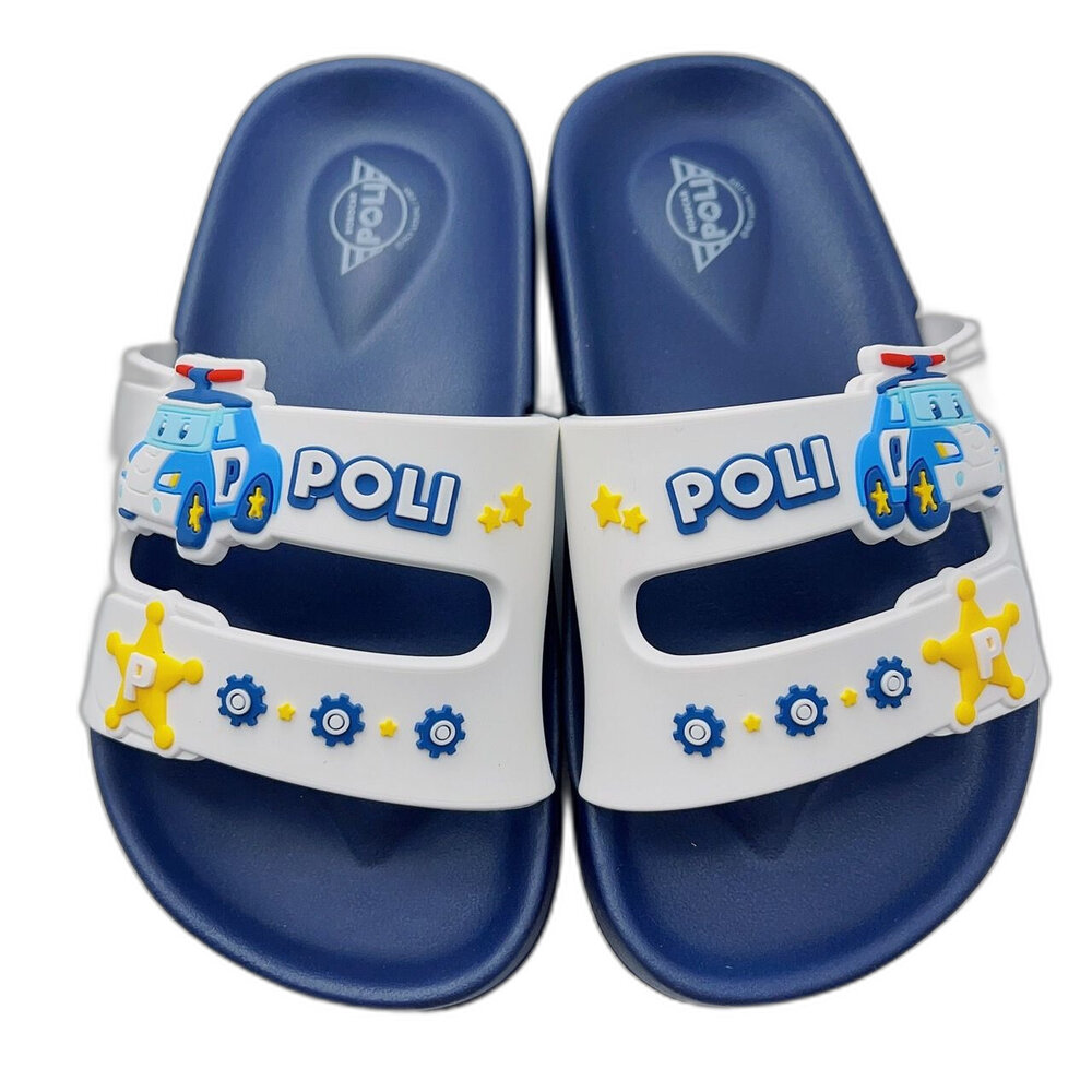 P106-2-台灣製波力Poli拖鞋