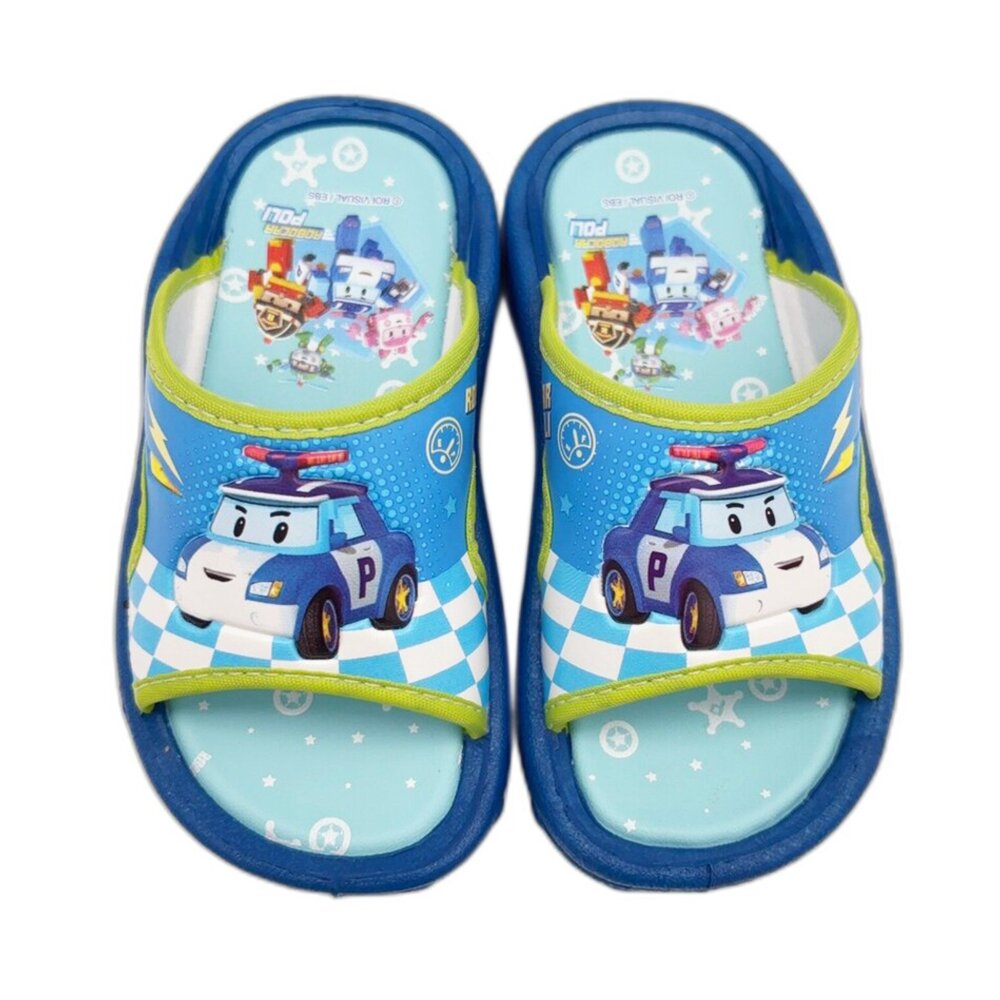 P108-【限量特價!!】波力Poli兒童拖鞋