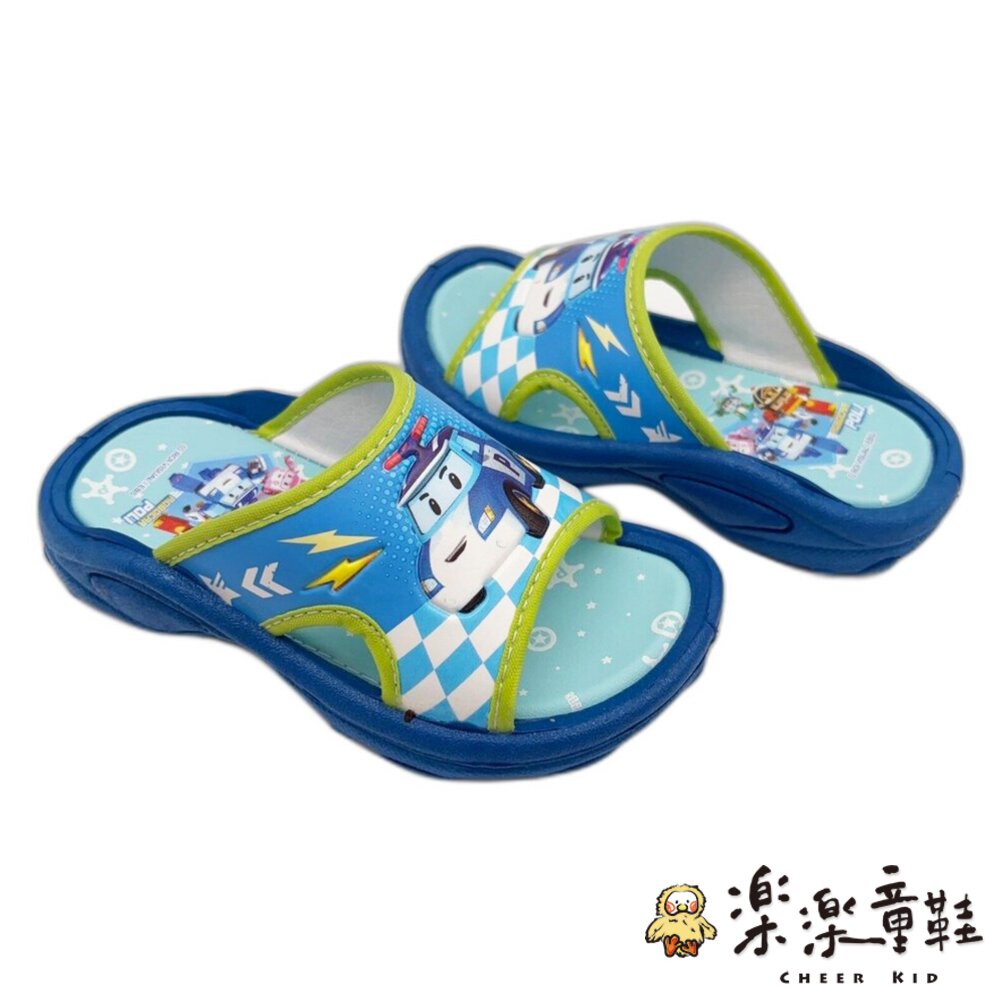 【限量特價!!】波力Poli兒童拖鞋-圖片-4