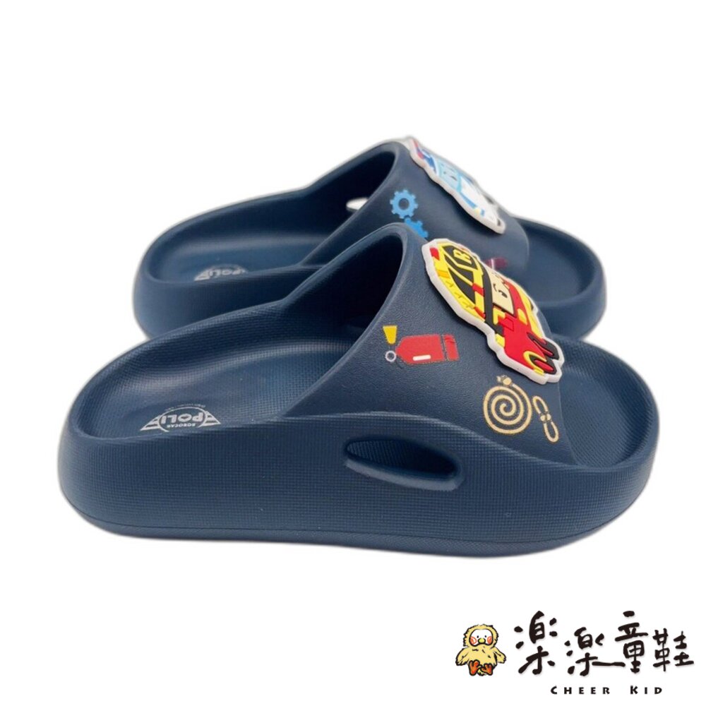 台灣製波力救援小隊拖鞋-圖片-1