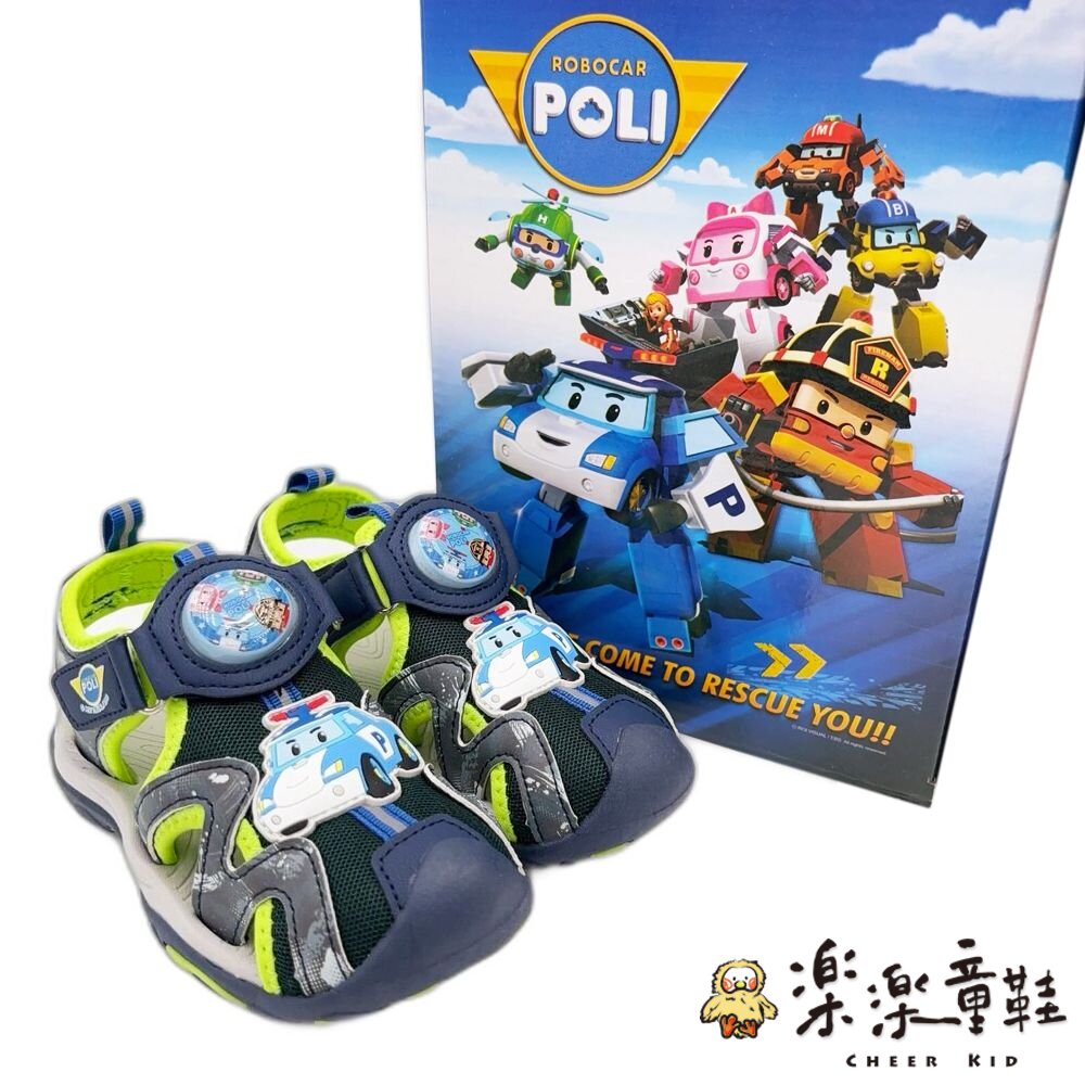 救援小英雄波力電燈涼鞋-圖片-6