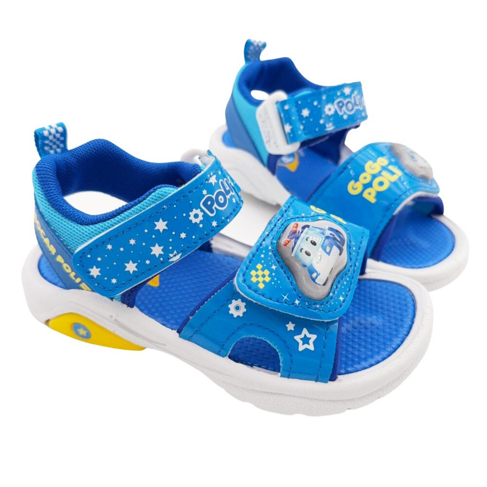 P133-1-台灣製波力男童電燈涼鞋