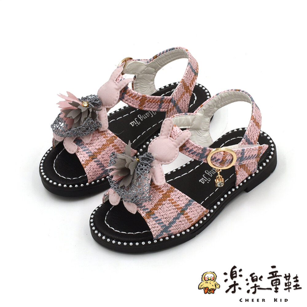 S734-時尚兔子水鑽涼鞋