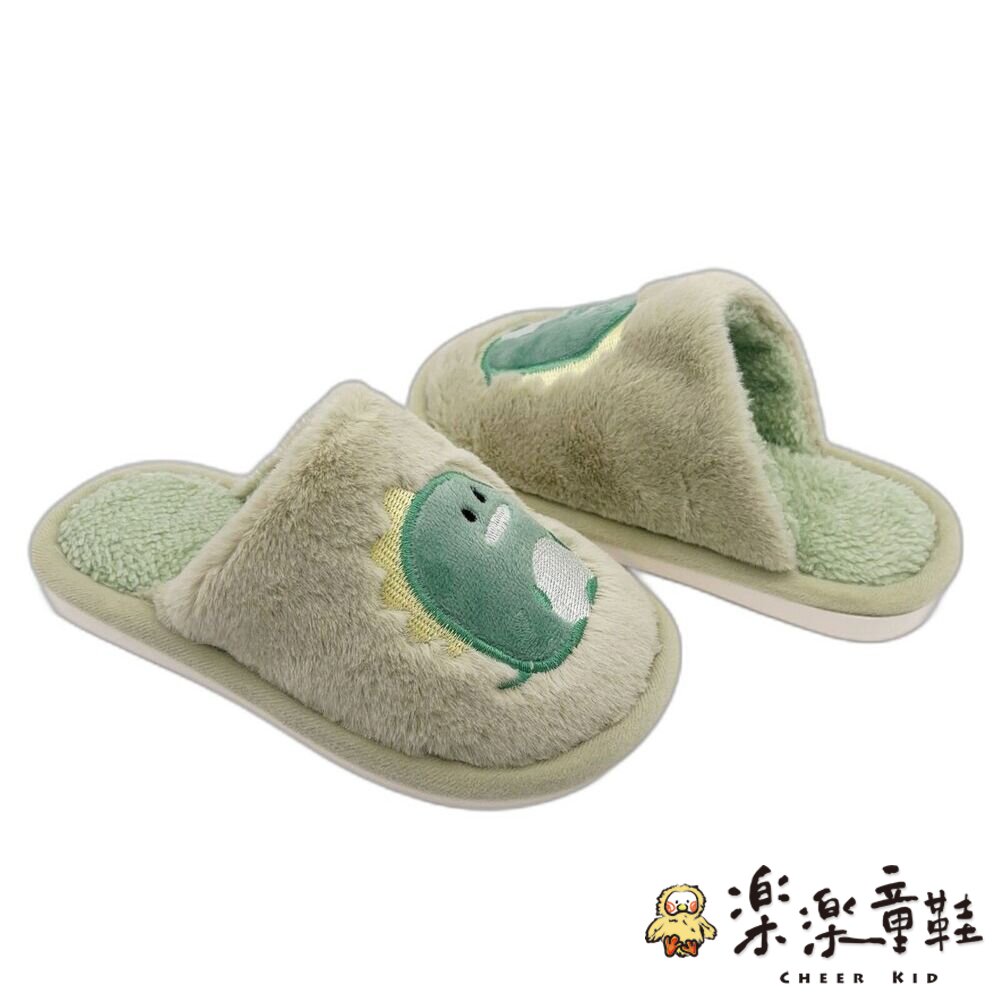 可愛恐龍保暖室內拖鞋-圖片-4