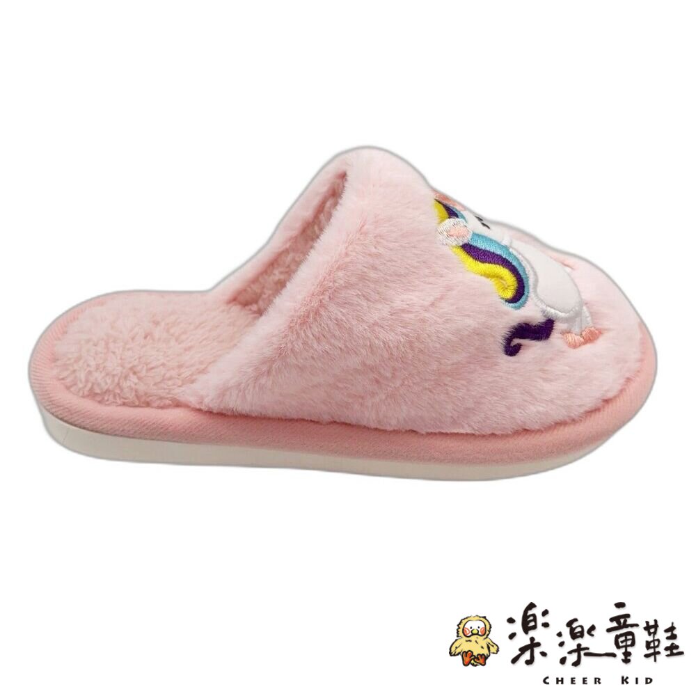 女童可愛獨角獸室內拖鞋-圖片-1