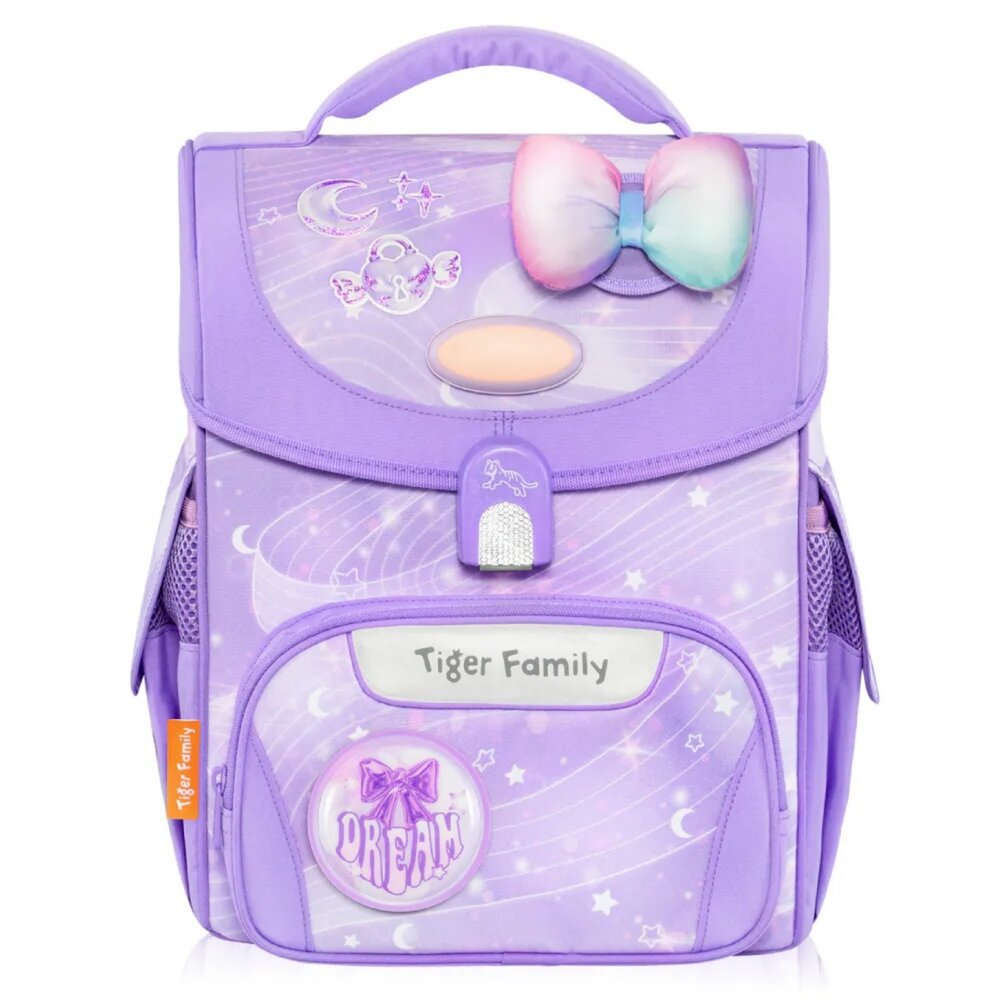 TF012-Tiger Family 小學者護童安全燈超輕量護脊書包Pro 2S 紫漾星河