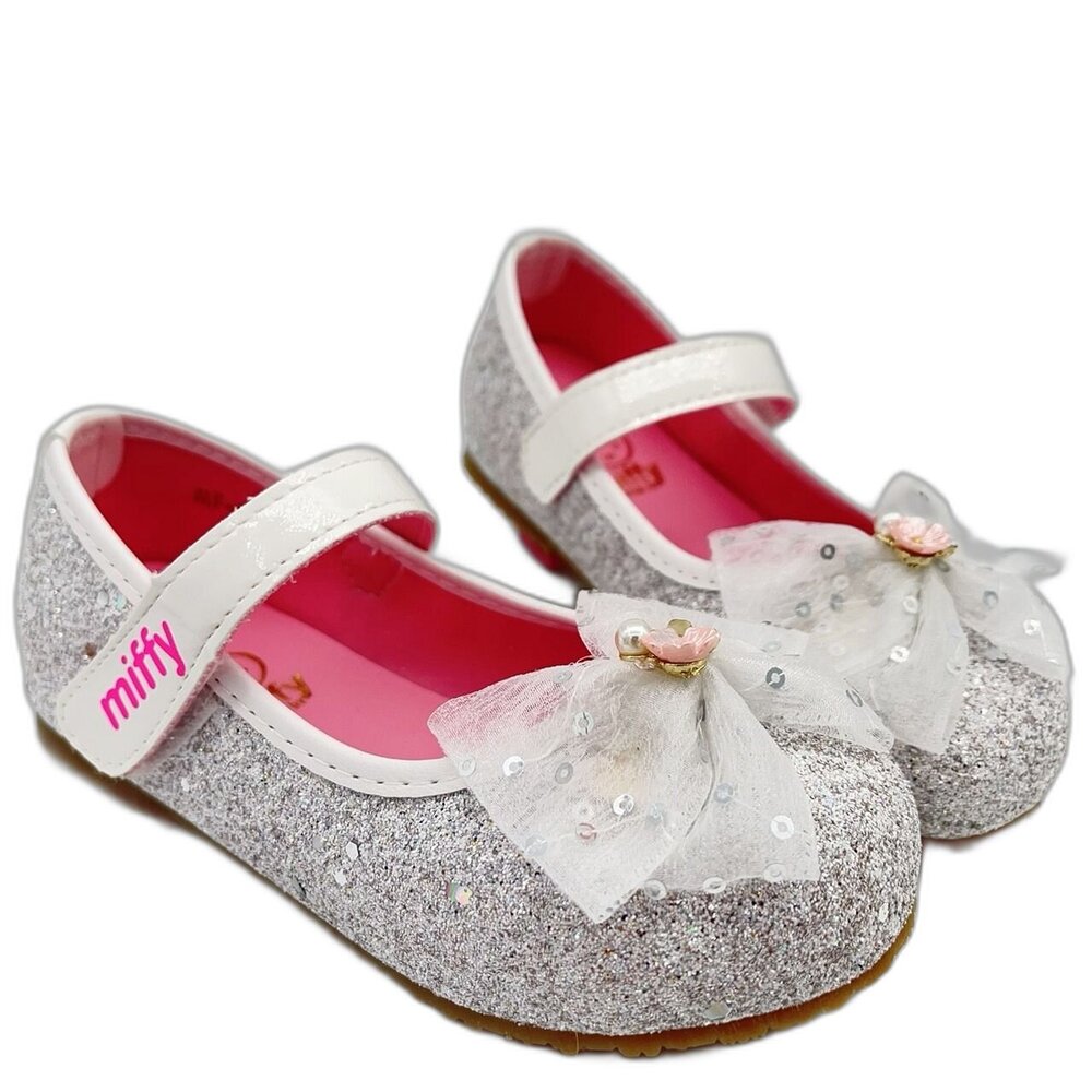 V003-1-台灣製米菲兔公主鞋-白色