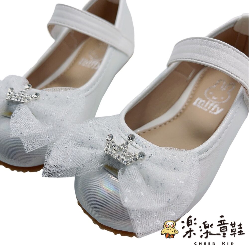 台灣製甜美皇冠公主鞋-白色 另有粉色可選-圖片-4