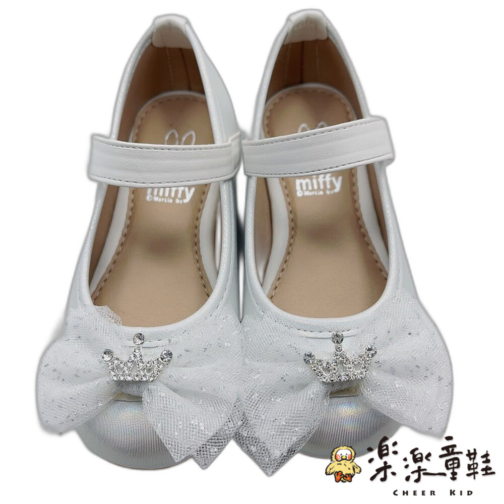 台灣製甜美皇冠公主鞋-白色 另有粉色可選 封面照片