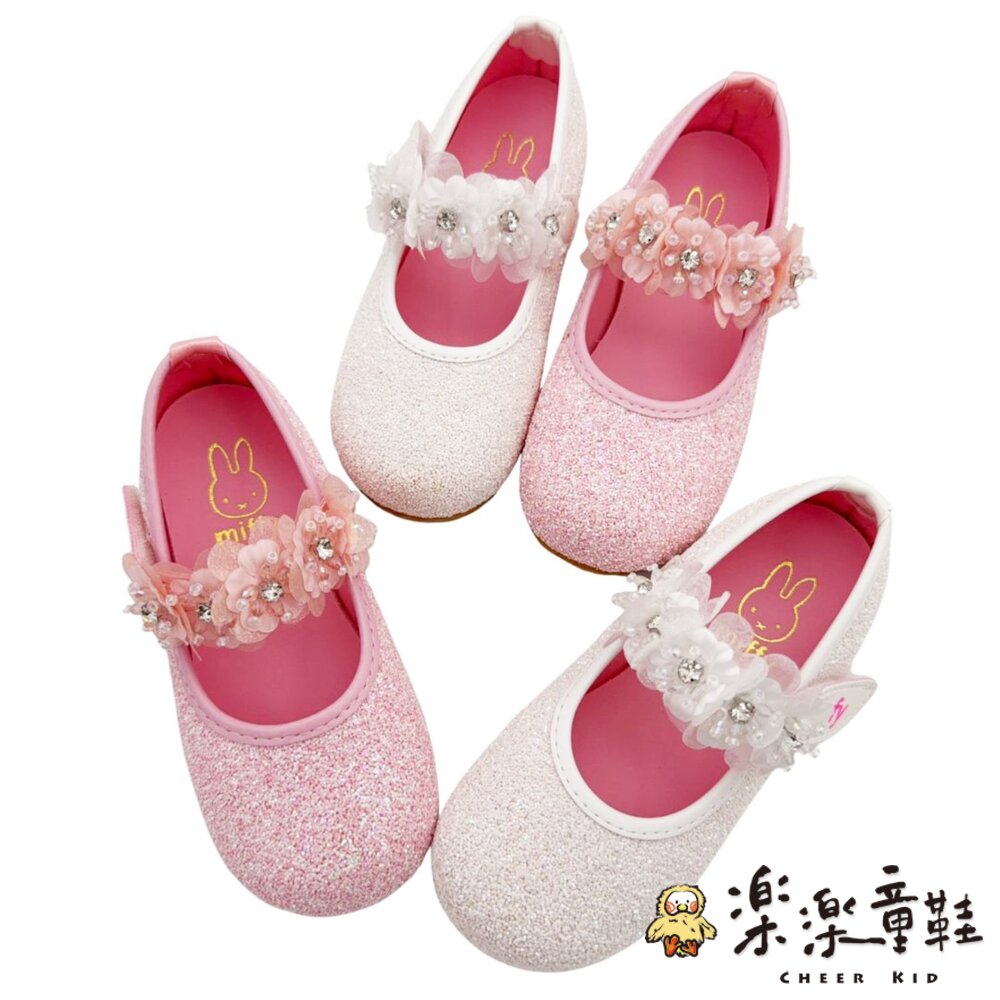 台灣製米菲兔優雅花花公主鞋 兩色-圖片-7