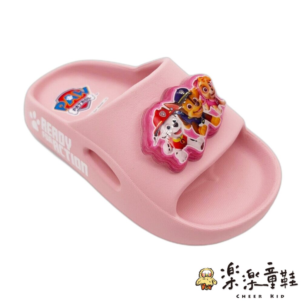 台灣製汪汪隊立大功女童電燈拖鞋-圖片-1