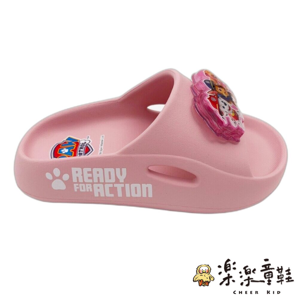 台灣製汪汪隊立大功女童電燈拖鞋-圖片-2