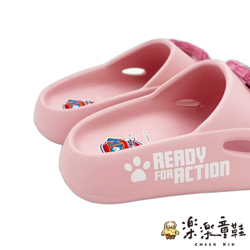 台灣製汪汪隊立大功女童電燈拖鞋-圖片-5