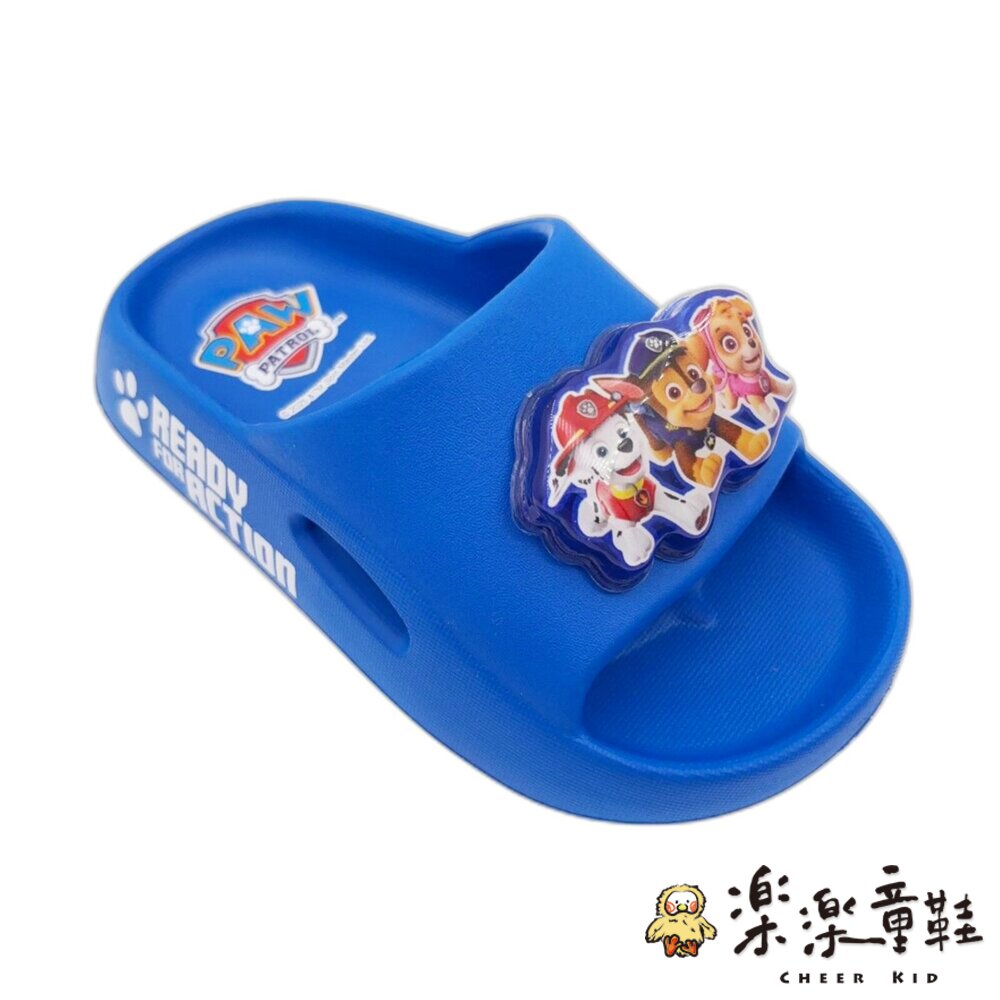 台灣製男童汪汪隊立大功電燈拖鞋-圖片-1