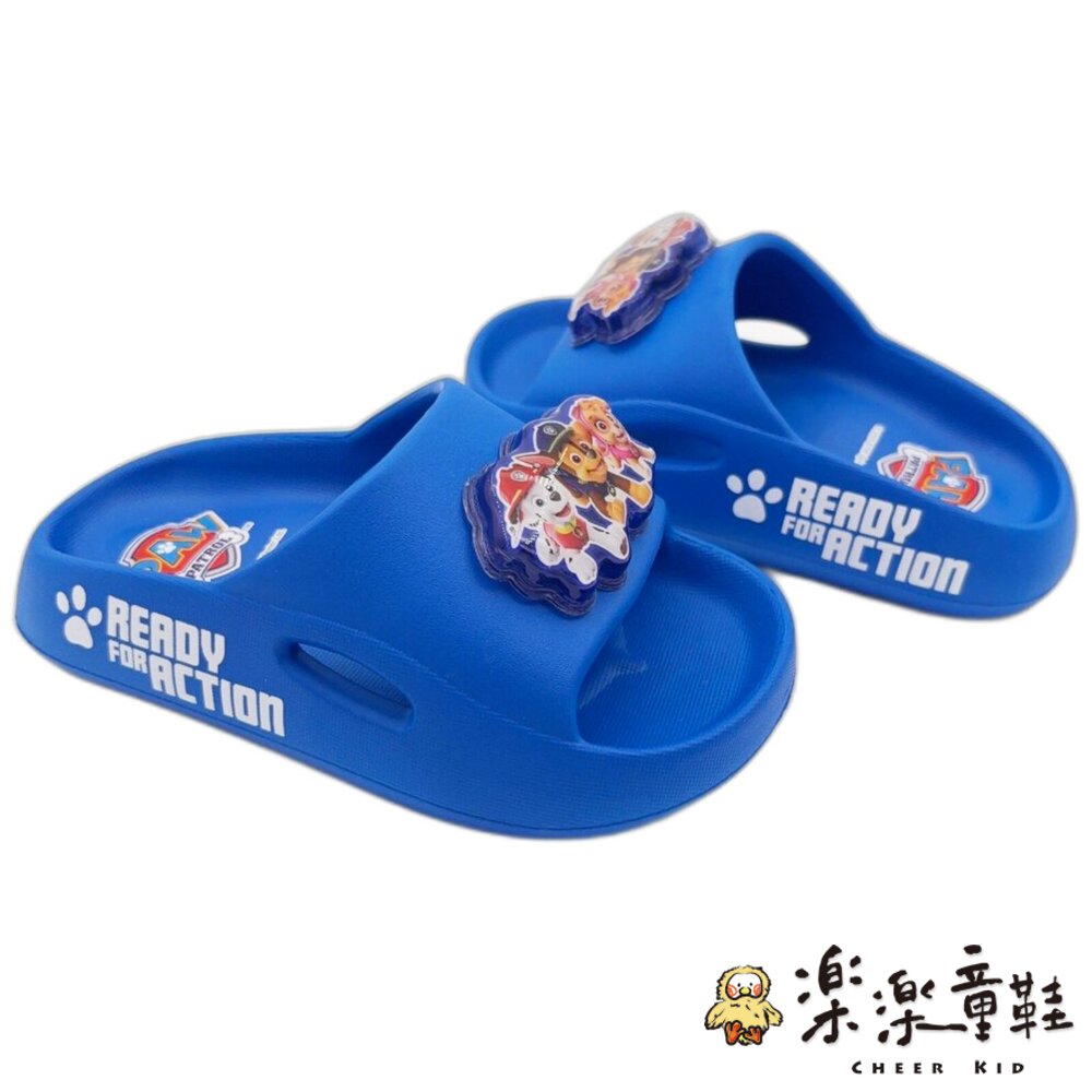 台灣製男童汪汪隊立大功電燈拖鞋-圖片-4